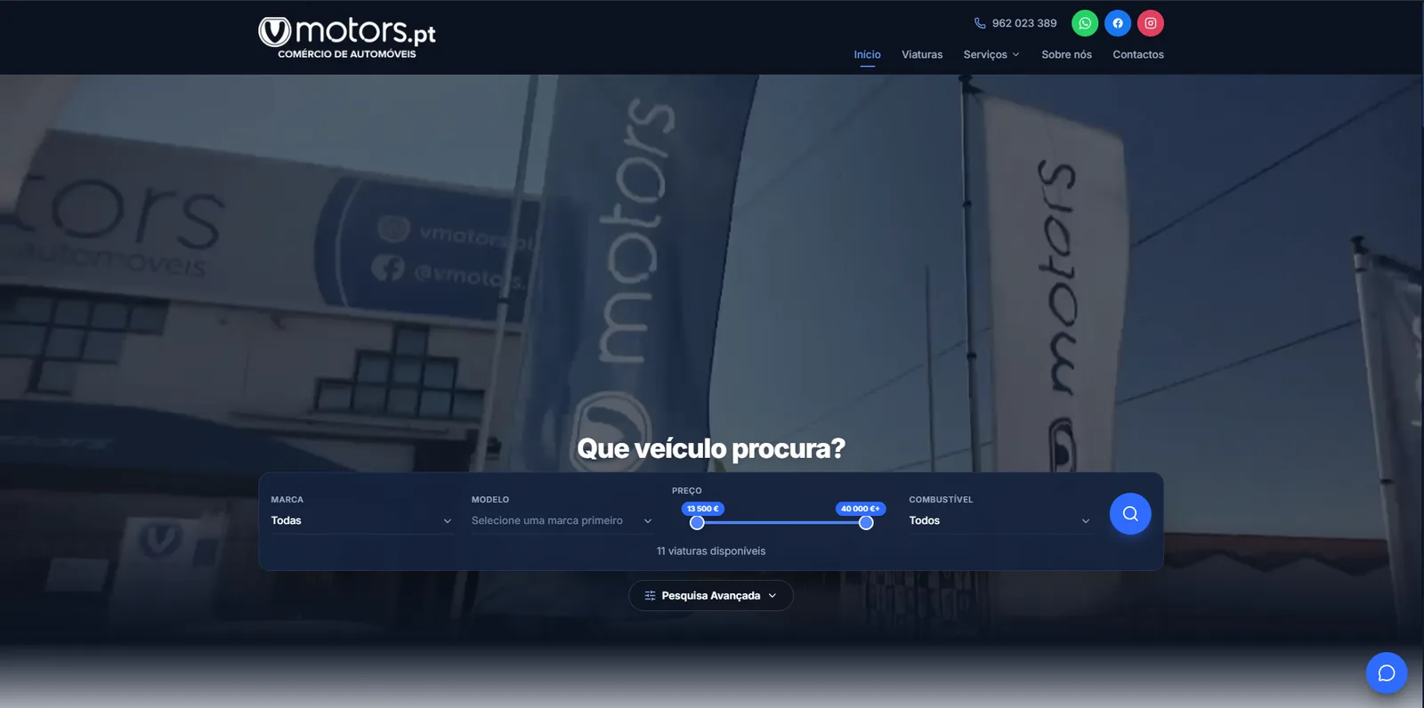 Projeto — Vmotors.pt